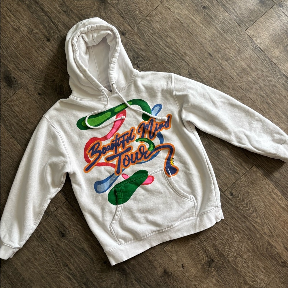 Rod Wave Beautiful Mind Tour 2023 Hoodie M 💛💚🧡❤️